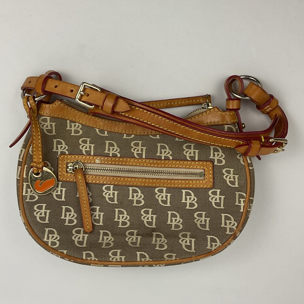 Dooney & Bourke Monogram Small Hobo Bag Shoulder Bag Monogram print